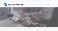 Desktop Screenshot of butlerfinancial.com