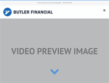 Tablet Screenshot of butlerfinancial.com